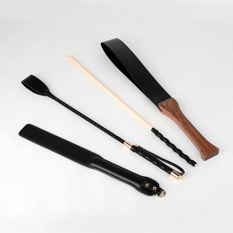 SP suit rattan whip couple farting tools, slap board leather whip whip leather, punishment