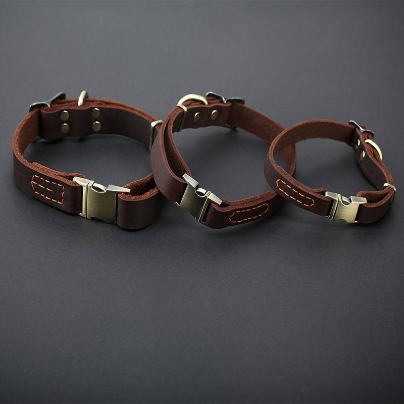 Dog Cowee collar dermis neck ring small dog medium large dog neck jacket German herd wrangler wiping dog neck clock