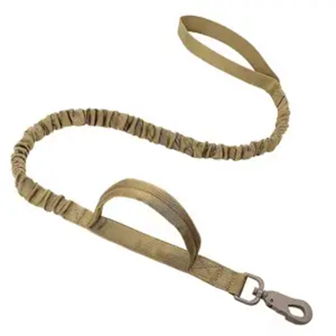 Tactical dog rope - khaki colour