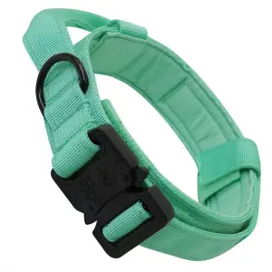 Tactical dog collar - Cyan