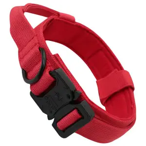 Tactical dog collar - Red