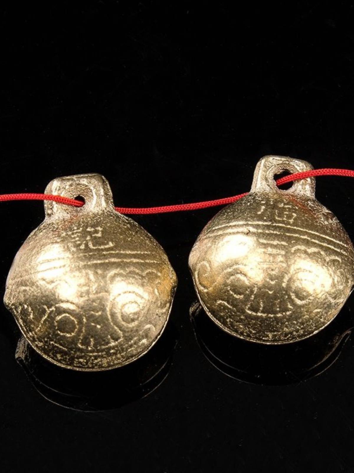 Pet Dog Bell Bell, Goat Tiger Head Copper Bell Teddy Golden Mao Trifad Bells Bell Pendant Small Middle Dogs