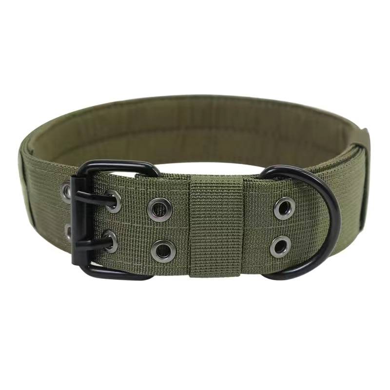 Inserting outdoor dog collar large, medium -sized dog nylon buckle size adjustable dog collar pet supplies
