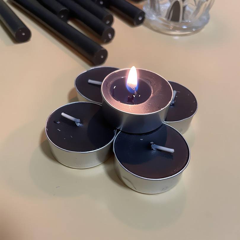 Black bowl wax, five