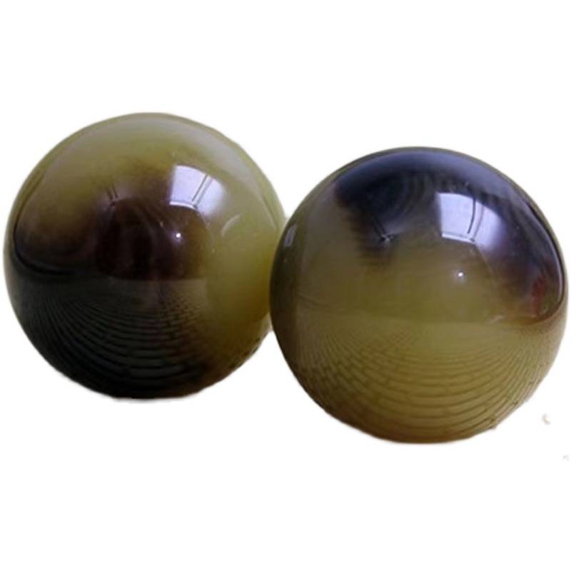 Yak horns handball fitness ball in the middle of the elderly health health handball high -end gifts, a pair