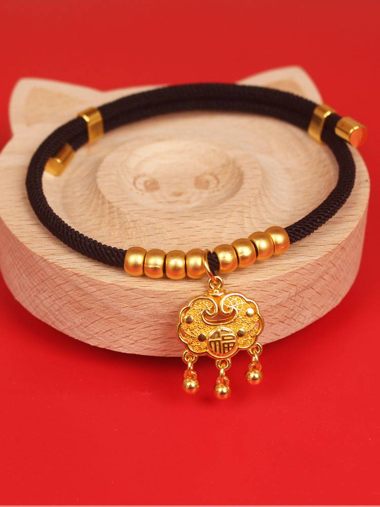 Cat collar dog bell silent cat collar long life lock red rope decorative pet accessories rabbit cat cat