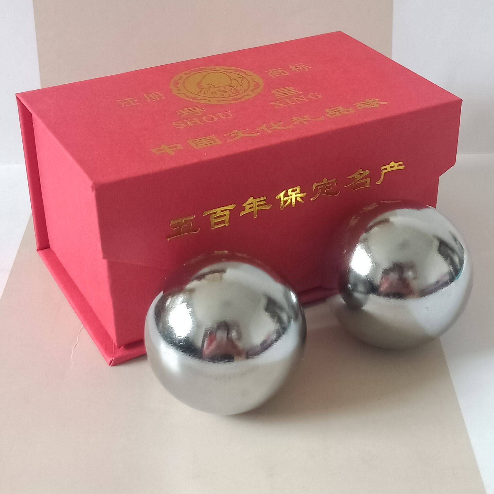304 STAINLESS STEEL BELL, 45MM260, A PAIR OF RED BAGS