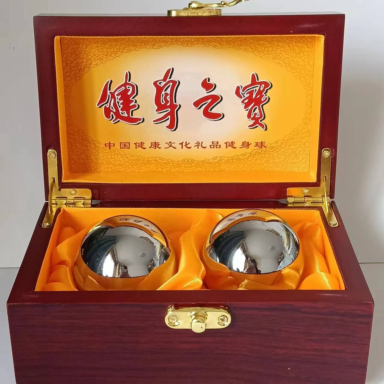 304 STAINLESS STEEL BELLS, 50MM350G A PAIR OF WOODEN BOX BAGS