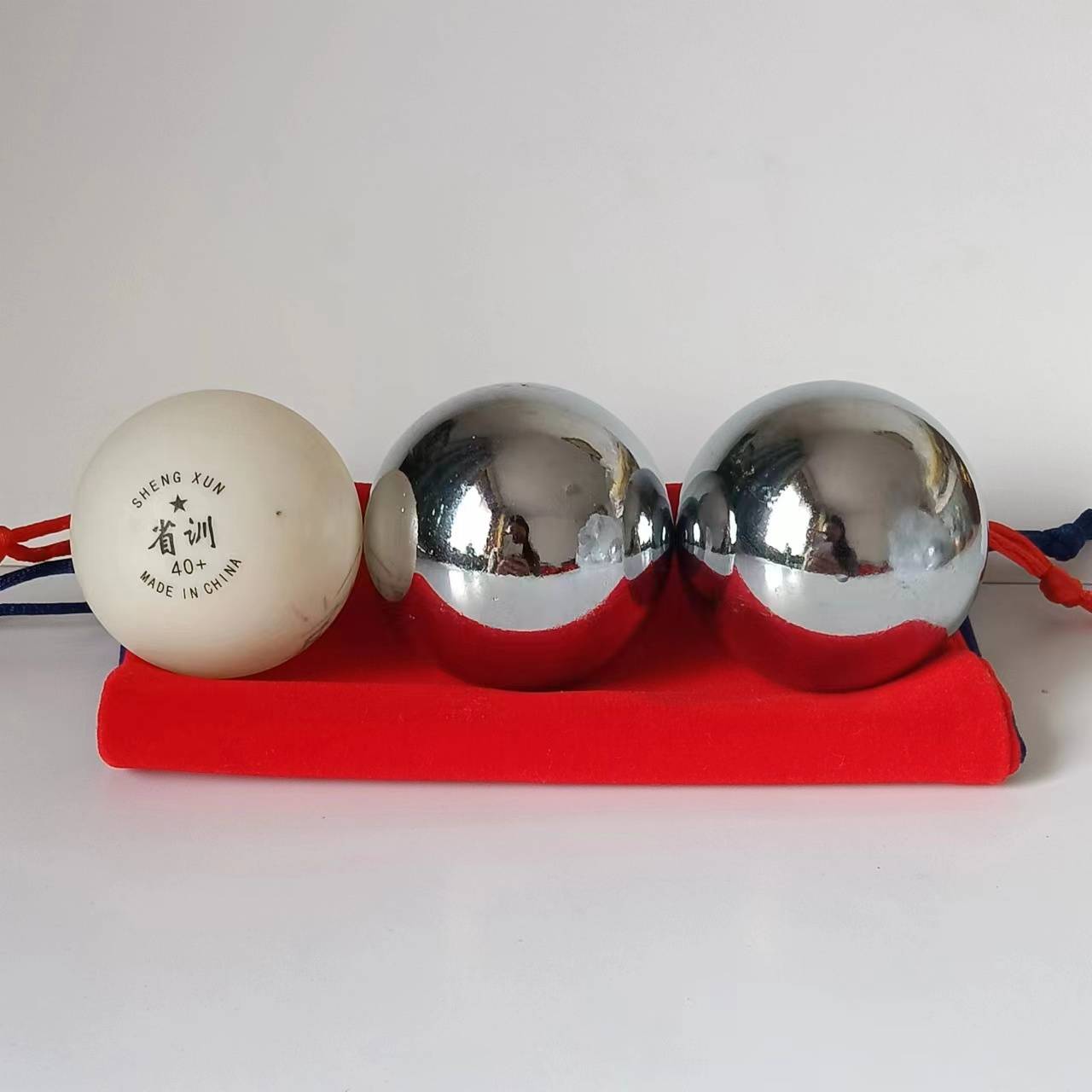 304 STAINLESS STEEL BELL BALL, 40MM 180, A PAIR OF BAGS