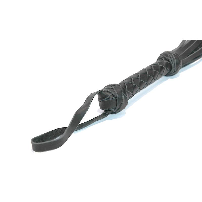 Cowhide horse whip leather whip equestrian horse whip body leather whip short whip film and television props whip horse products