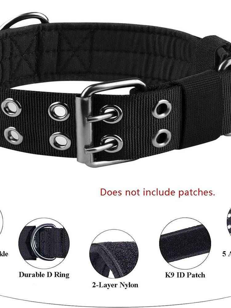 Large dog tactical dog collar traction rope big dog neck circle medium -sized dogs and horse dogs golden -haired shepherd neck dog neck cover