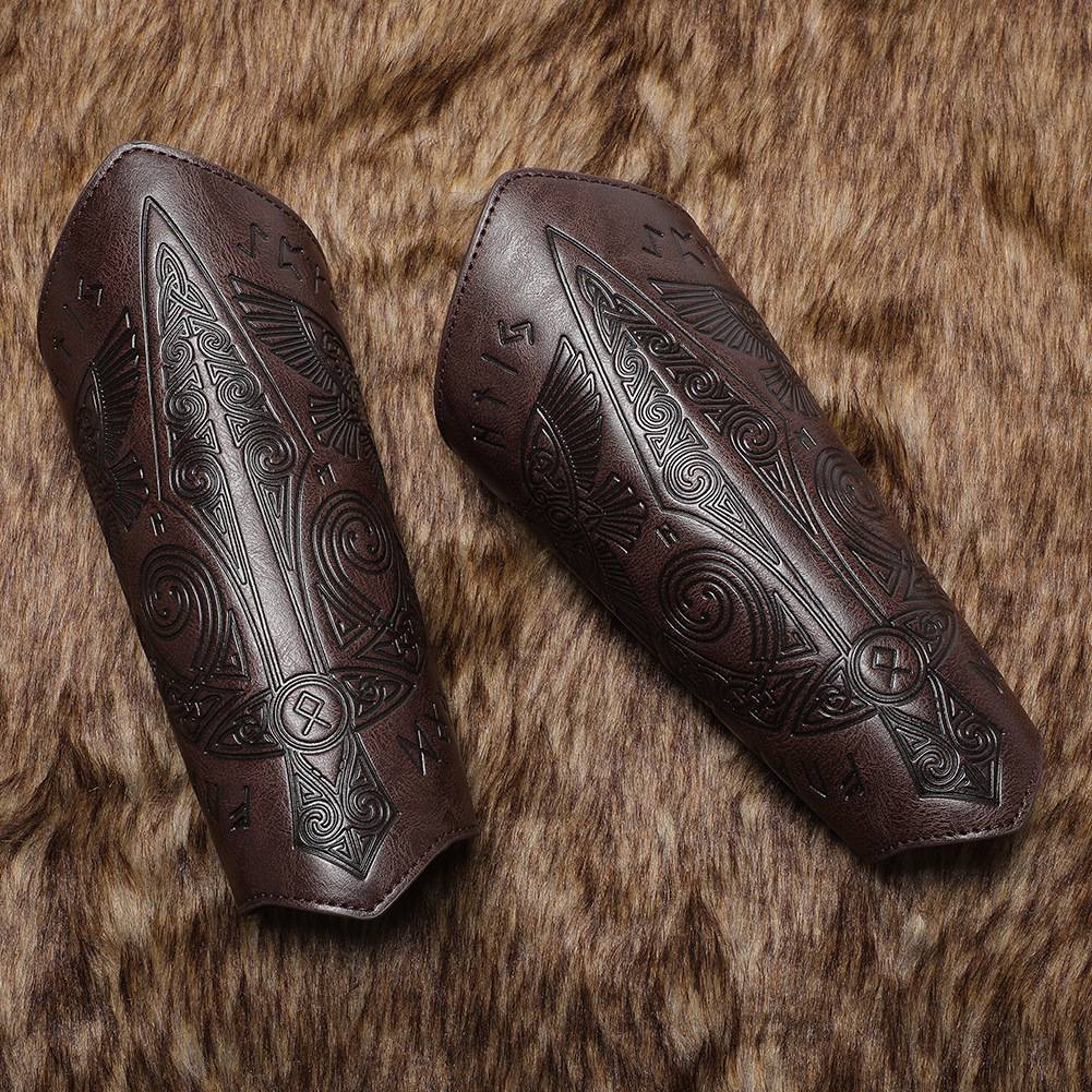 European medieval retro compressive wrist care cosplay stage props shooting arrow riding hand clothing accessories