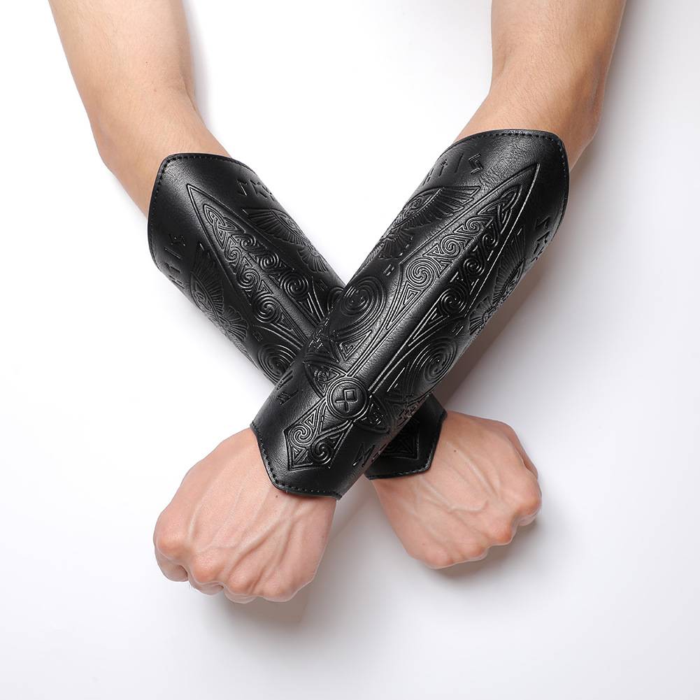 European medieval retro compressive wrist care cosplay stage props shooting arrow riding hand clothing accessories