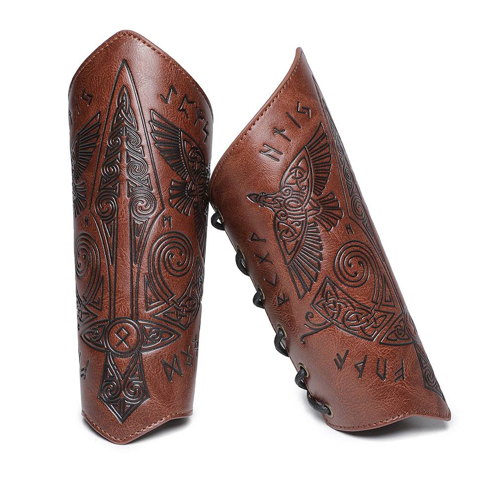 European medieval retro compressive wrist care cosplay stage props shooting arrow riding hand clothing accessories