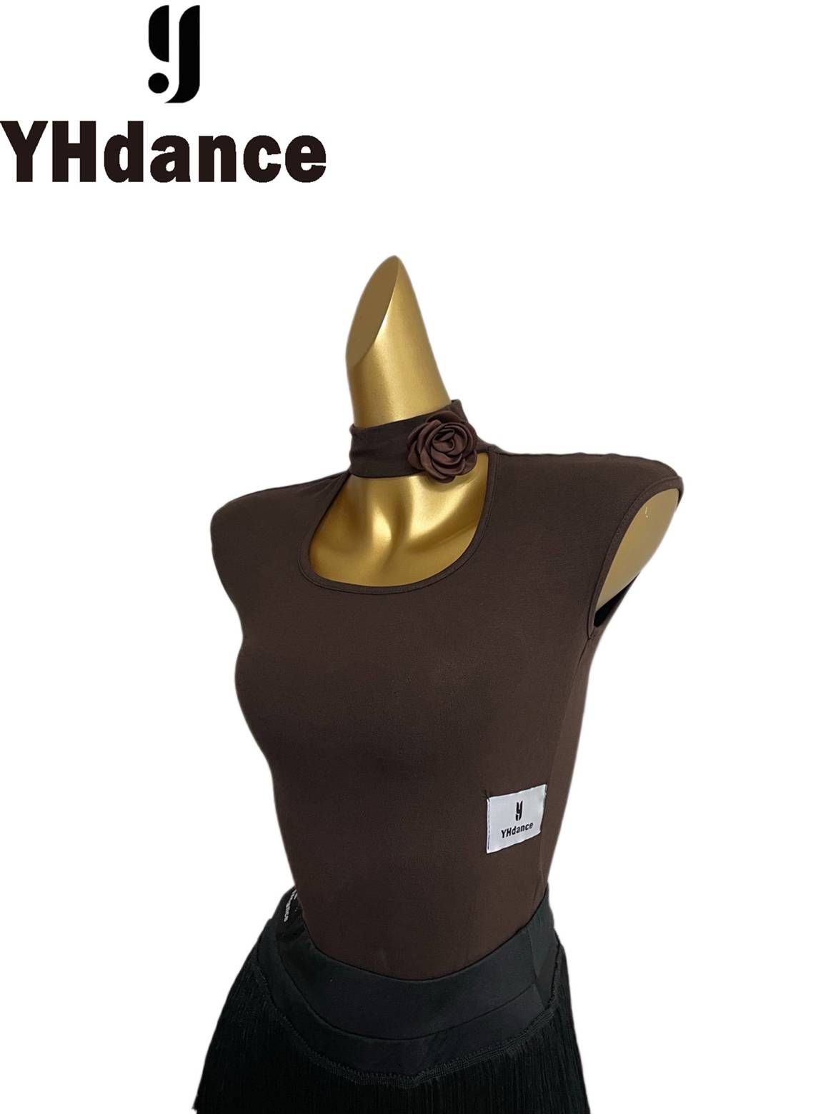 YHDANCE dance dance handmade rose vest Latin Latin Modern thin coat versatile and slimming dance C124