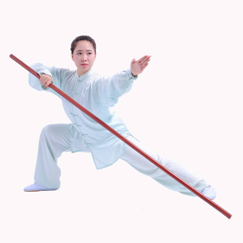 Mahogany martial arts stick Taiji whip rod short stick chicken wings wood red iron wood, 6:30, wood stick, long stick, Shaolin Qi eyebrow stick