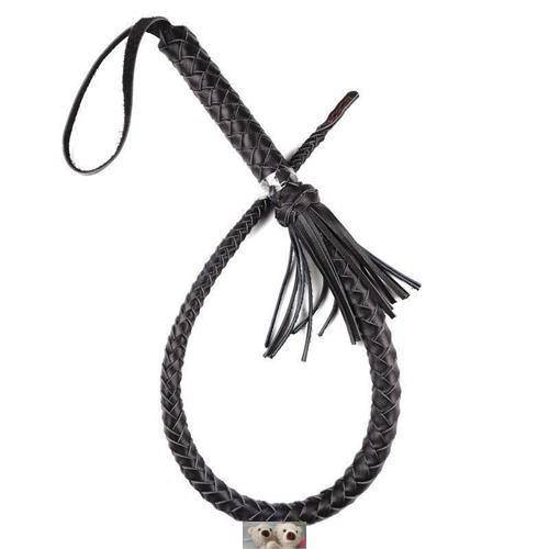 Cowhide Horse whip leather whip equestrian horse whip body leather whip short whip film and television proper whip horse products