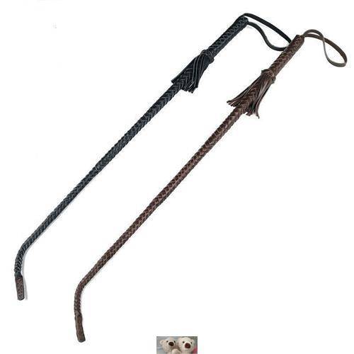 Cowhide Horse whip leather whip equestrian horse whip body leather whip short whip film and television proper whip horse products