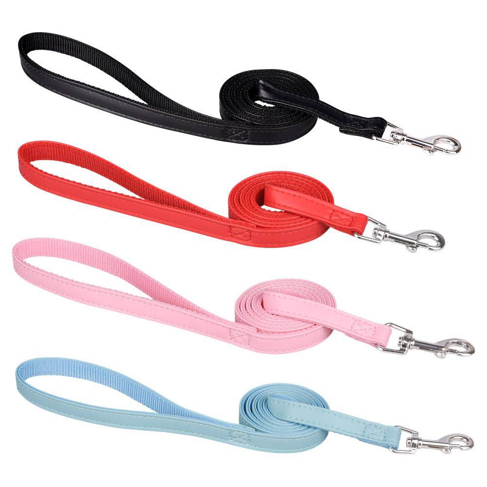 Head layer Cowhide dog collar Large dog rivet neck ring dog chain pet loop golden hair neck set bell neck ring lettering