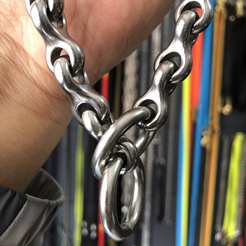 Mid -large dog -specific dog neck circles 5 mm crowdon pets collars dog chain dog Germany Demon Golden Mao Dubin P chain