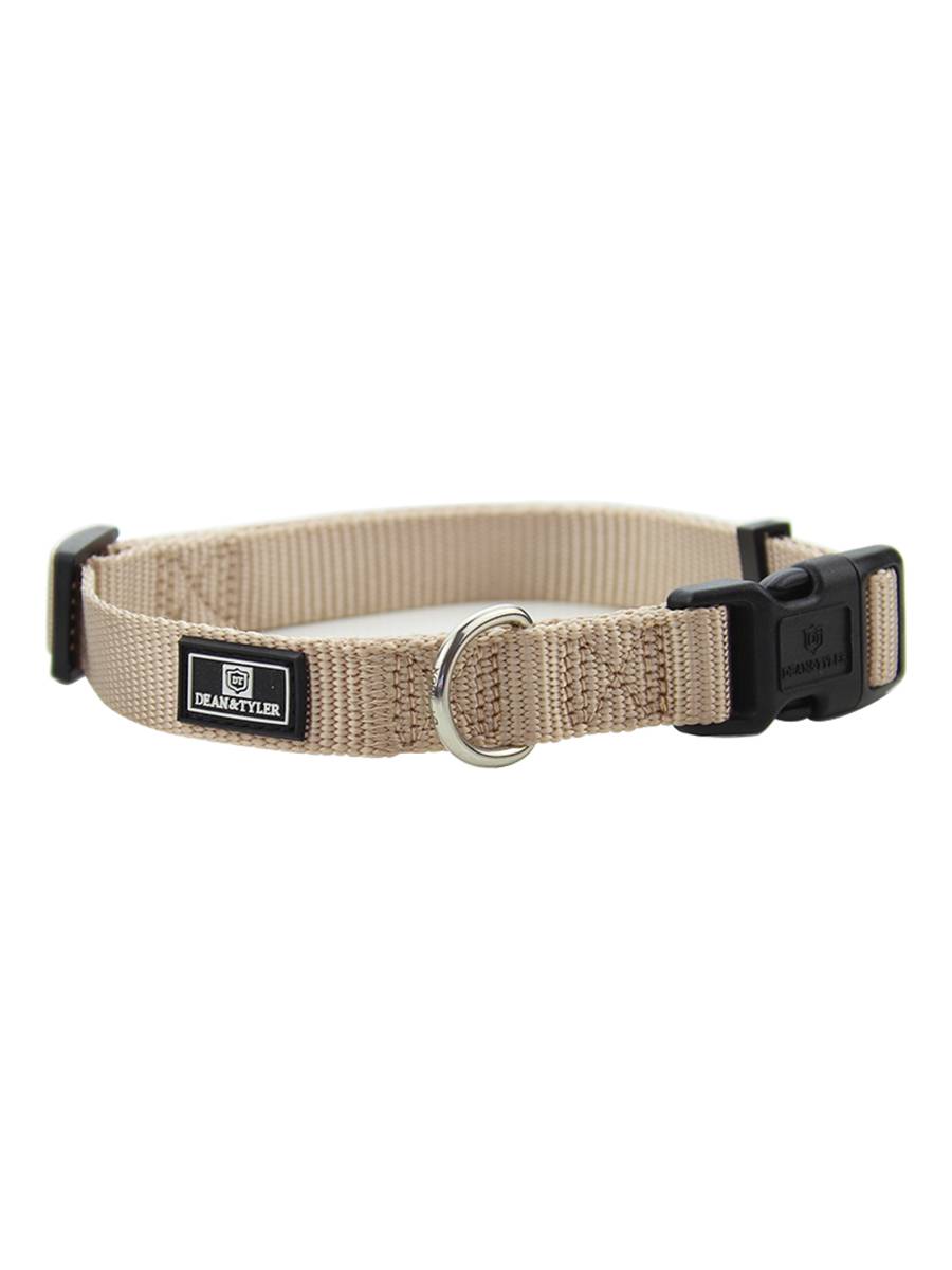 Germany Dean & Tyler Stainless Steel D Disted Duck -resistant Pet Nylon Law Dog Circle Pet Bargain