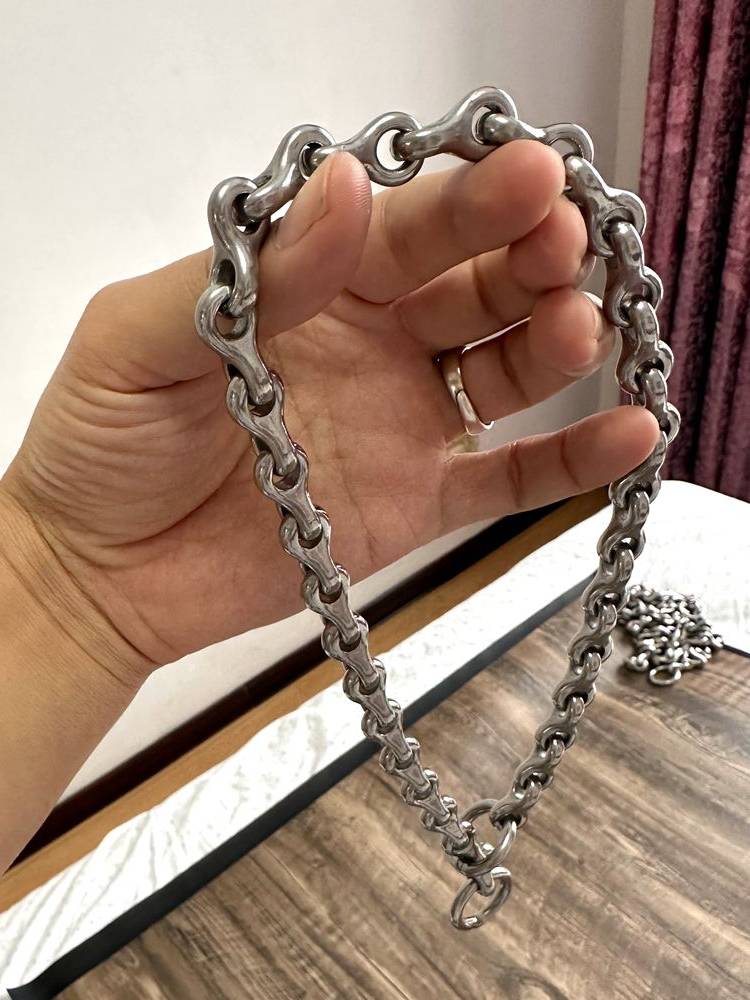 304 Stainless Steel Dog Stranged Remapped Pinthon, Middle Dogs, Dogs, Golden Mao Dubin Case Dog Training Chain