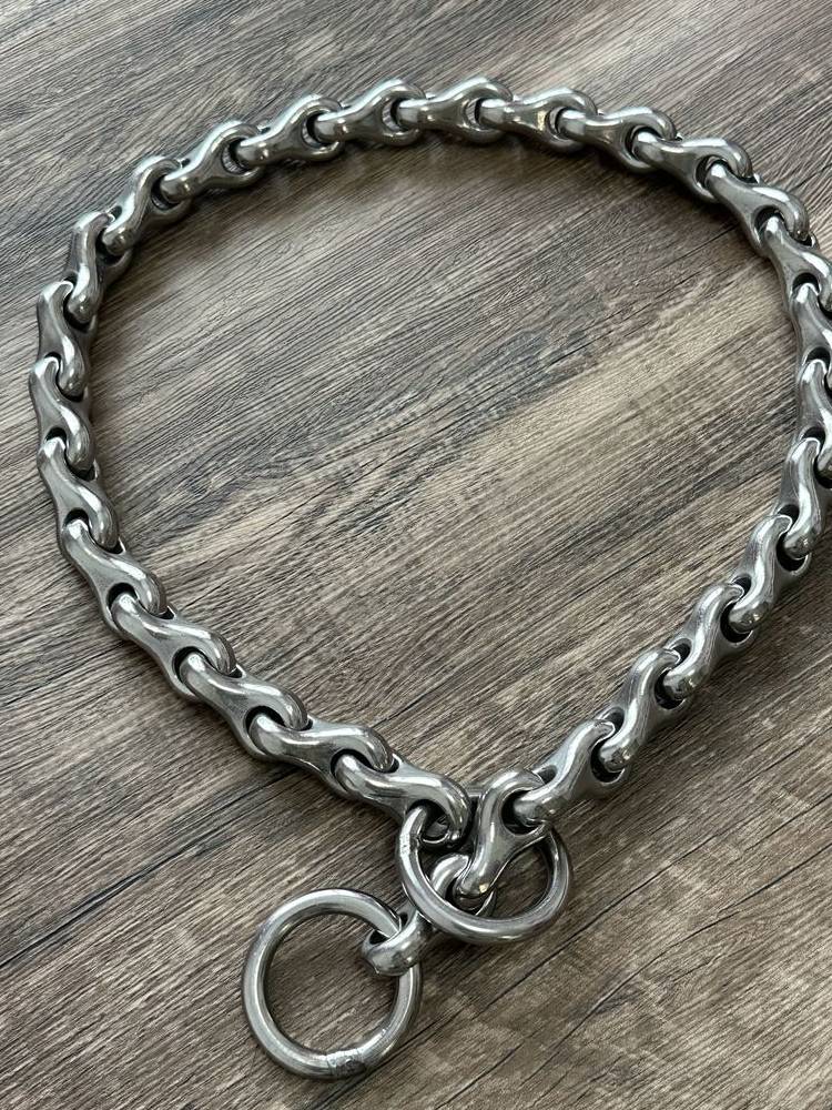 304 Stainless Steel Dog Stranged Remapped Pinthon, Middle Dogs, Dogs, Golden Mao Dubin Case Dog Training Chain