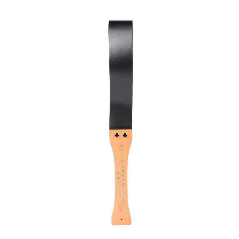 BLACK PU WOOD HANDLE