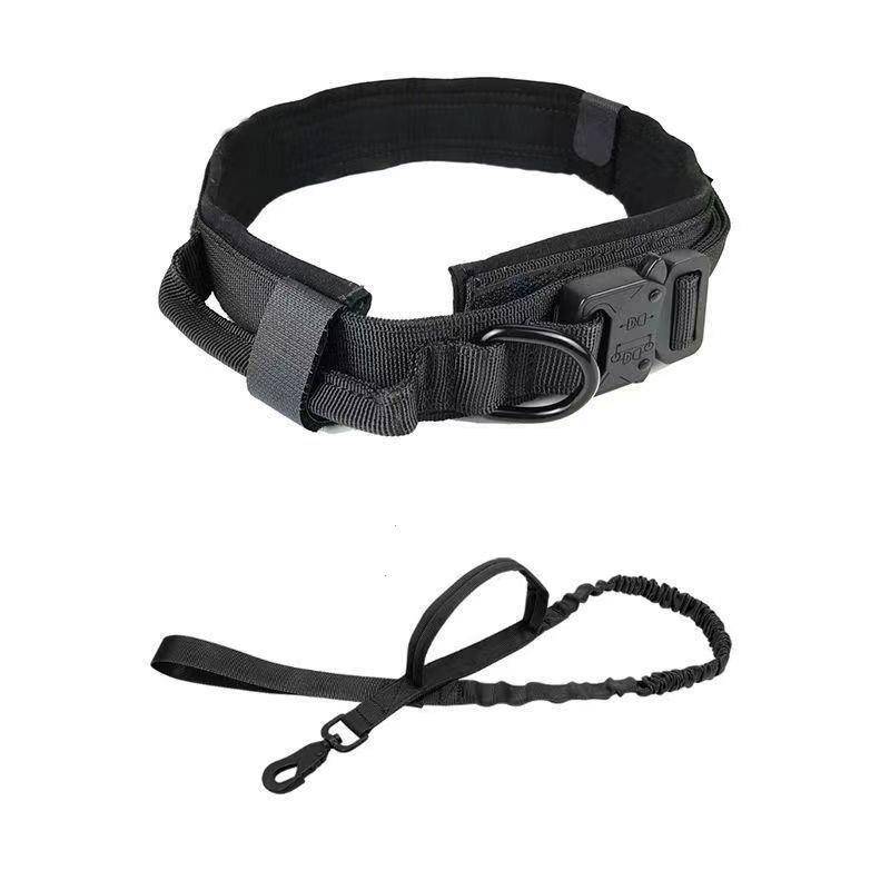 Tactical collar and dog rope