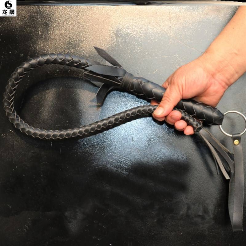 One metre of black and pure oxen whips