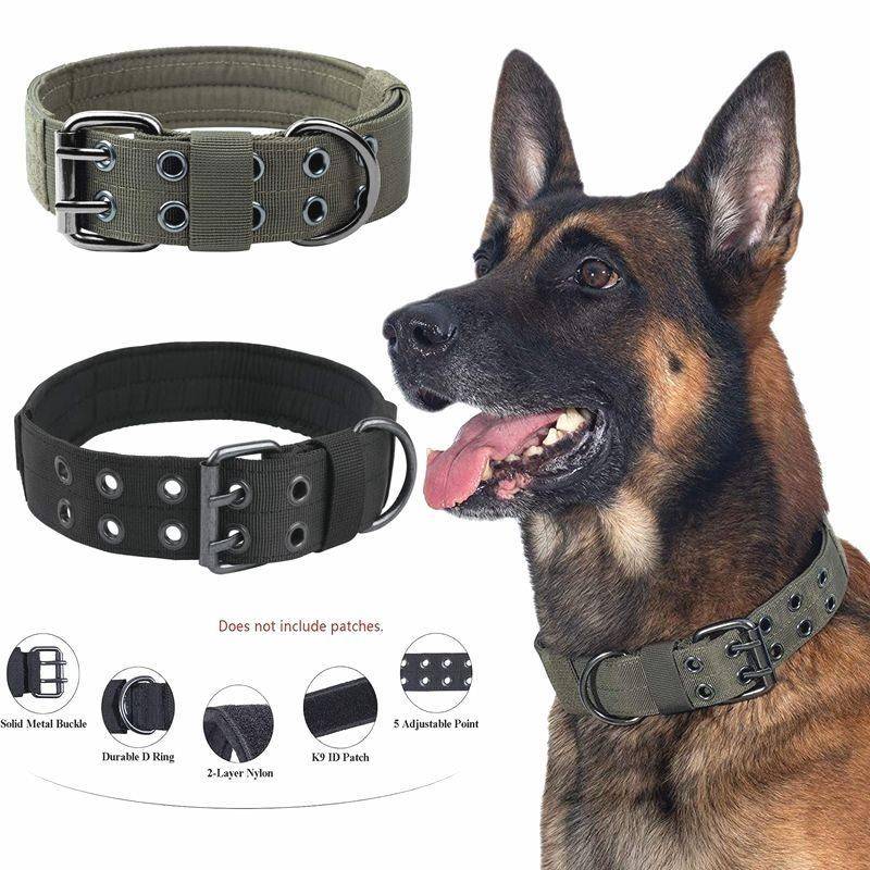 Large dog tactical dog collar traction rope big dog neck circle medium -sized dogs and horse dogs golden -haired shepherd neck dog neck cover