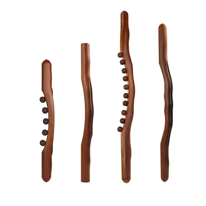 Rolling rolling stick double -row massage scraping stick The whole body general meridian dredging rubbing abdomen push back tool acupoint essential oil