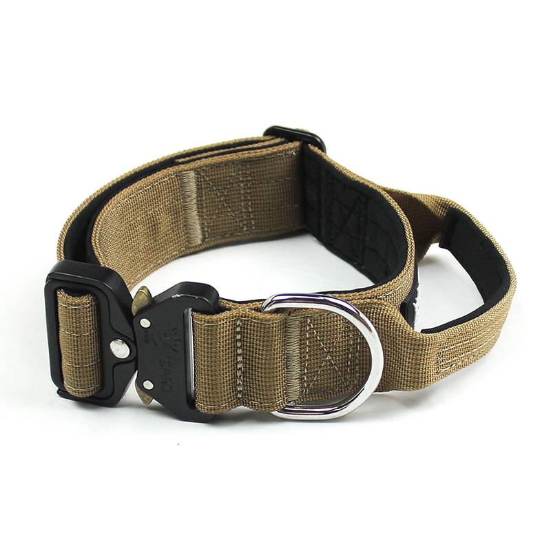 Tactical wind dog item circle actual explosion -proof and medium large dog training neck ring neck ring adjustable mammoth heavy collar