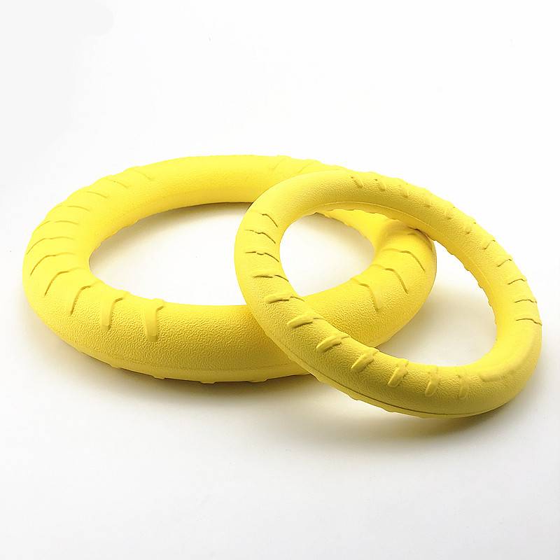 Dog toy ball, bite -resistant elastic training, ball pasta, golden -haired horses, large dog pull -up flying plate pet supplies