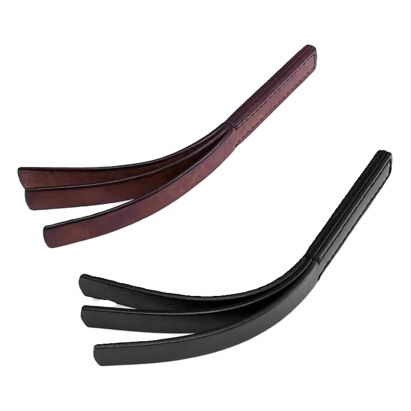 Braat Tap Hexiao Valley Small Circle Practice Tools Three -layer Leather Shooting Skin Skin Plord Brown Palm Quit ruler