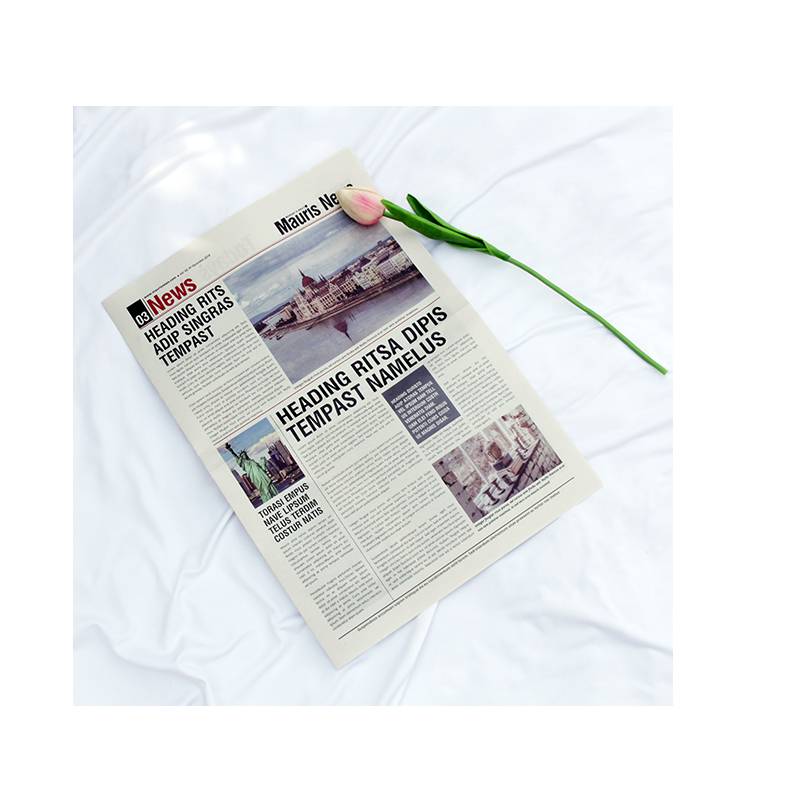 TAN! Photography props English newspaper retro ins Foreign foreign language newspapers to make old cold swing shooting