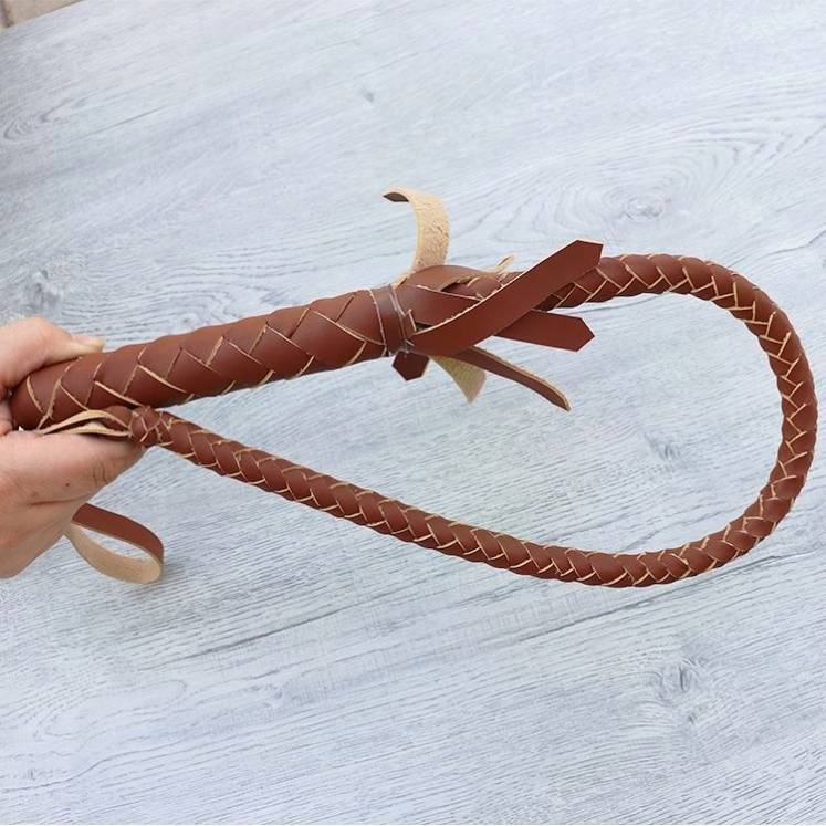 BROWN 1 M LEATHER HANDLE - R39