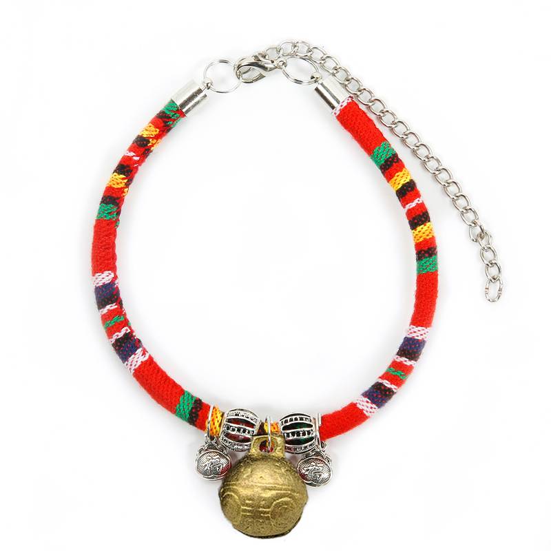 Dog bell collar small dog puppies cat necklace decoration neck ring pet bib teddy dog supplies