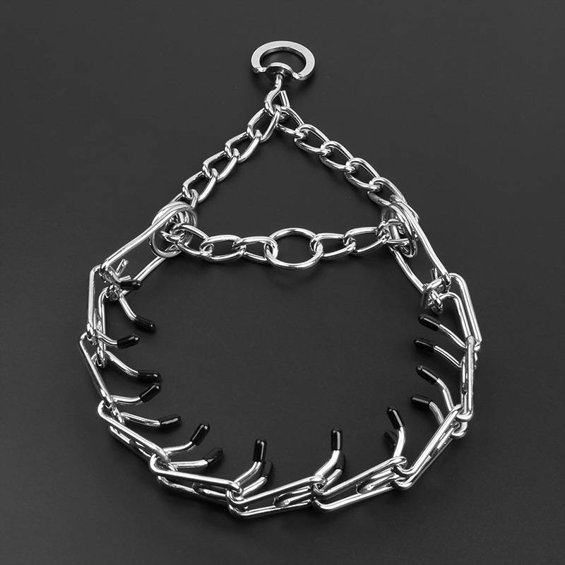 Dog P chain iron stimulus chain collar training dog chain thorns nail ring explosion -proof rushing horses and dogde Dubin Dubin neck rim neck