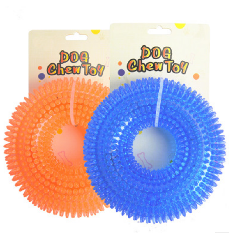 Dog toy, spin the ball, grind teeth, teeth, teeth, biting sound ball, big, medium -sized dog golden hair, teddy border foam dog elastic ball