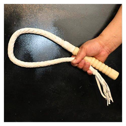 mongols, white, 70ccm pure oxen whip