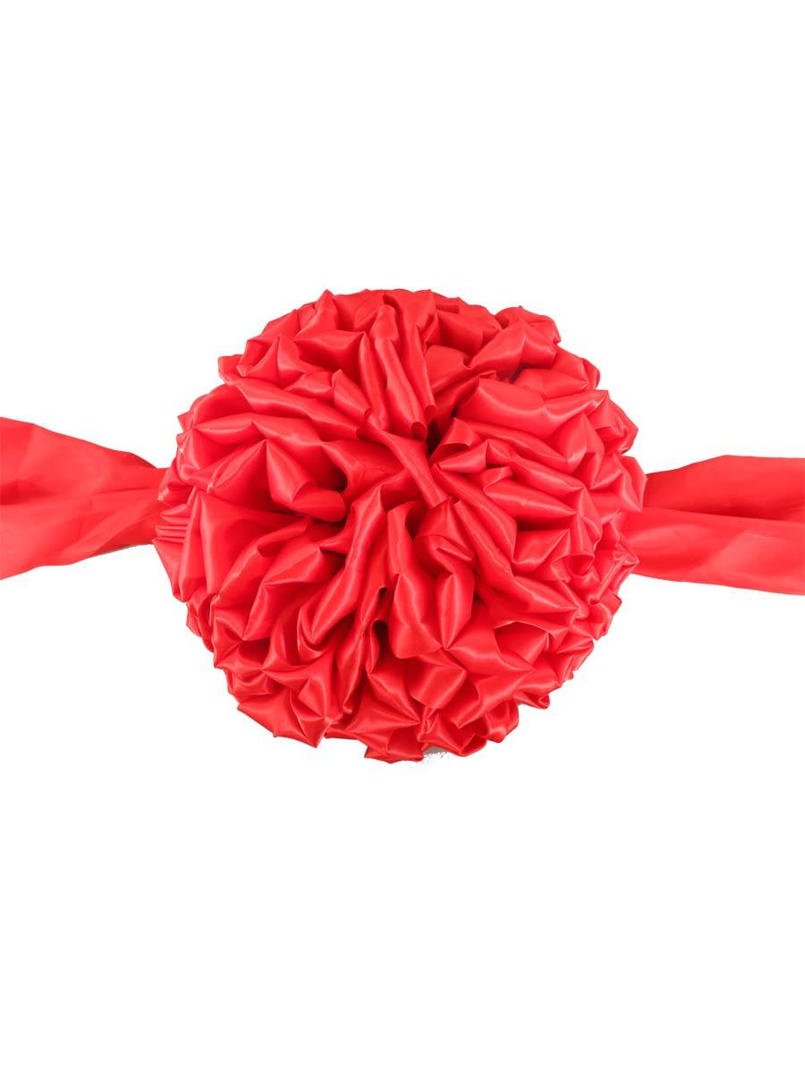Large red flower ball car new car delivery big safflower red silk cloth foundation commended Qiao relocated to open the ribbon cut red flower ball