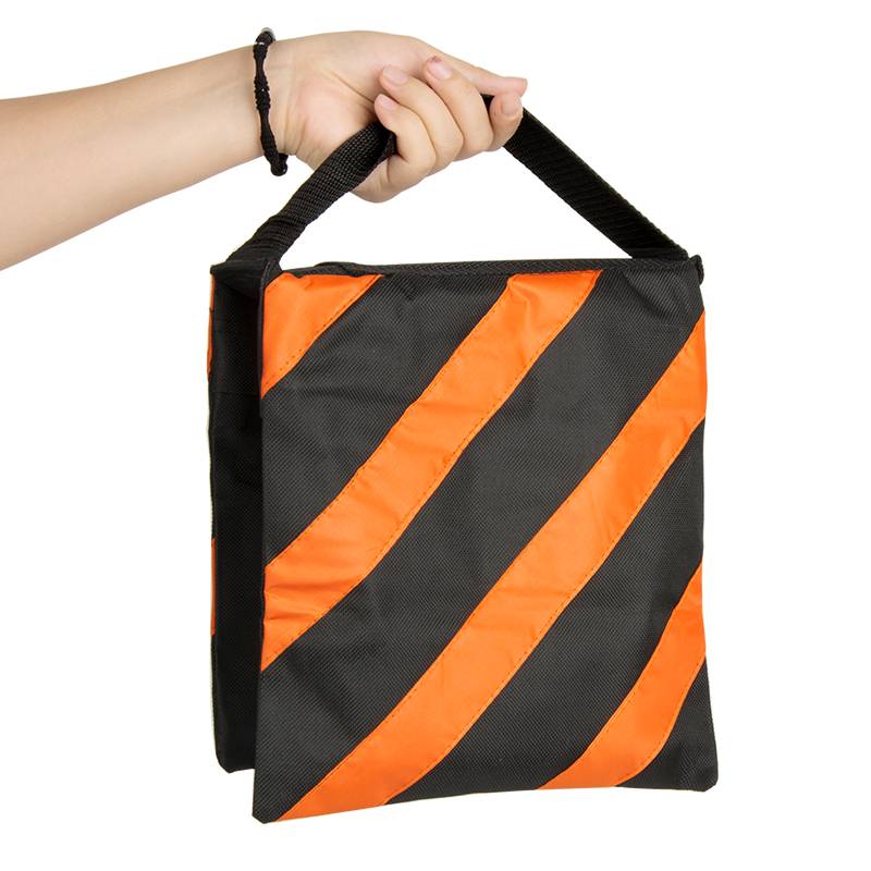 Photography sandbags, two -color striped, C -type magic legs with heavy load sandbags Shenno film lamp holder photography shed slot bag, top lamp frame, worship canvas, weighing tripod balancing sandbags