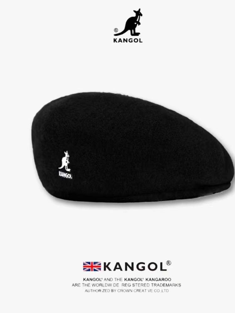 kangaroo kangol hat zhuya and a duck-tongue beret