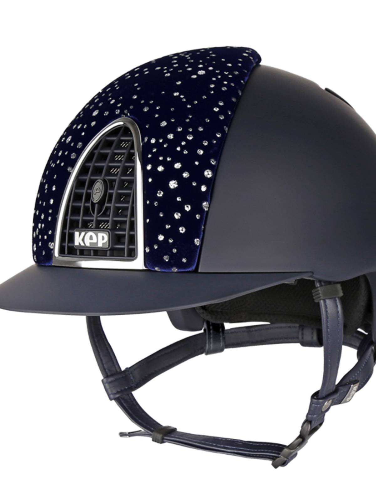 Italian KEP Equestrian helmet blue diamond model can adjust the KEP Cavaliers riding equipment Rockma Horse 8101252