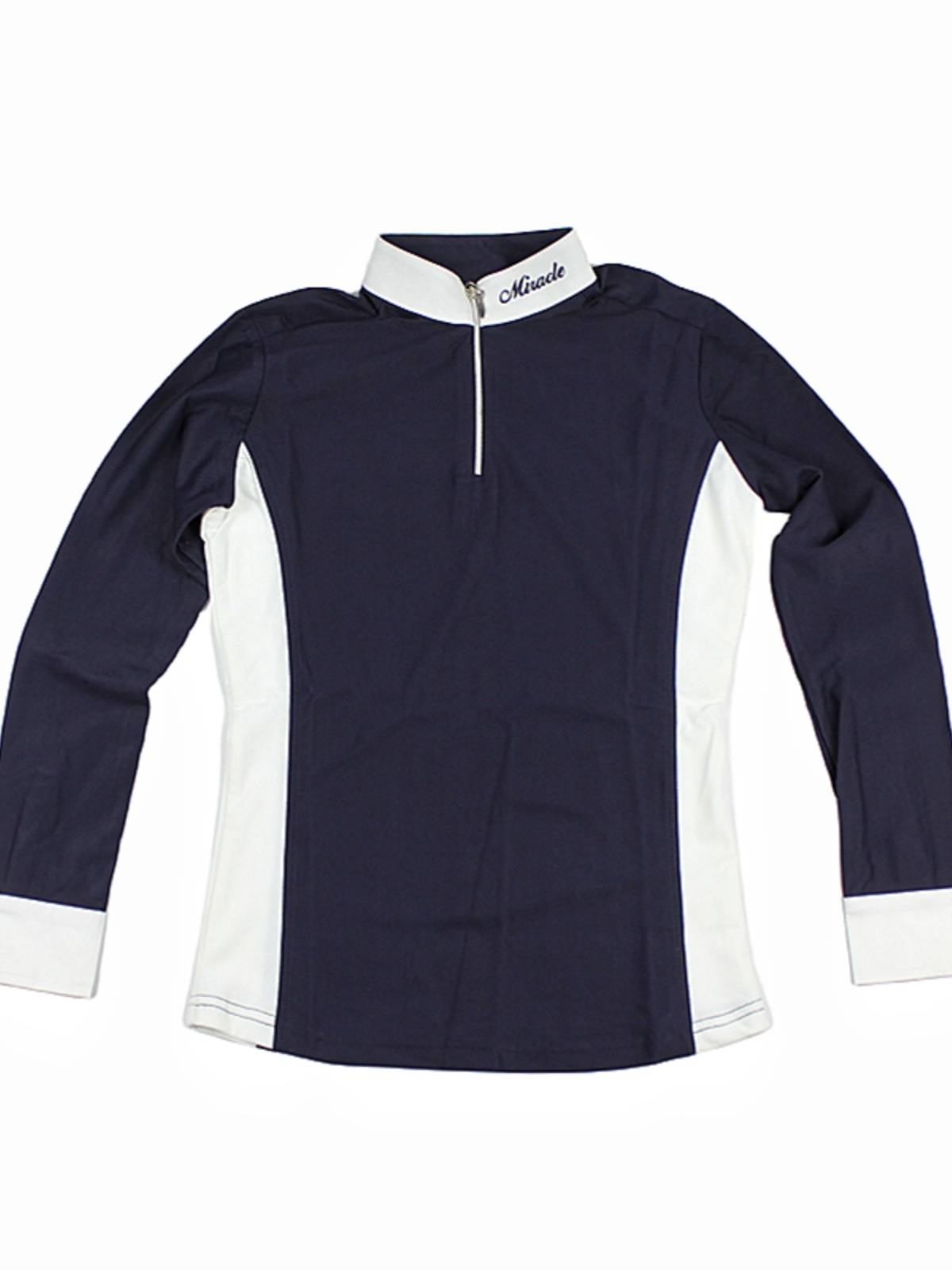 Winter plus velvet thickened long -sleeved adult children, male lady Polo shirt horses T -shirt riding race shirt shirt