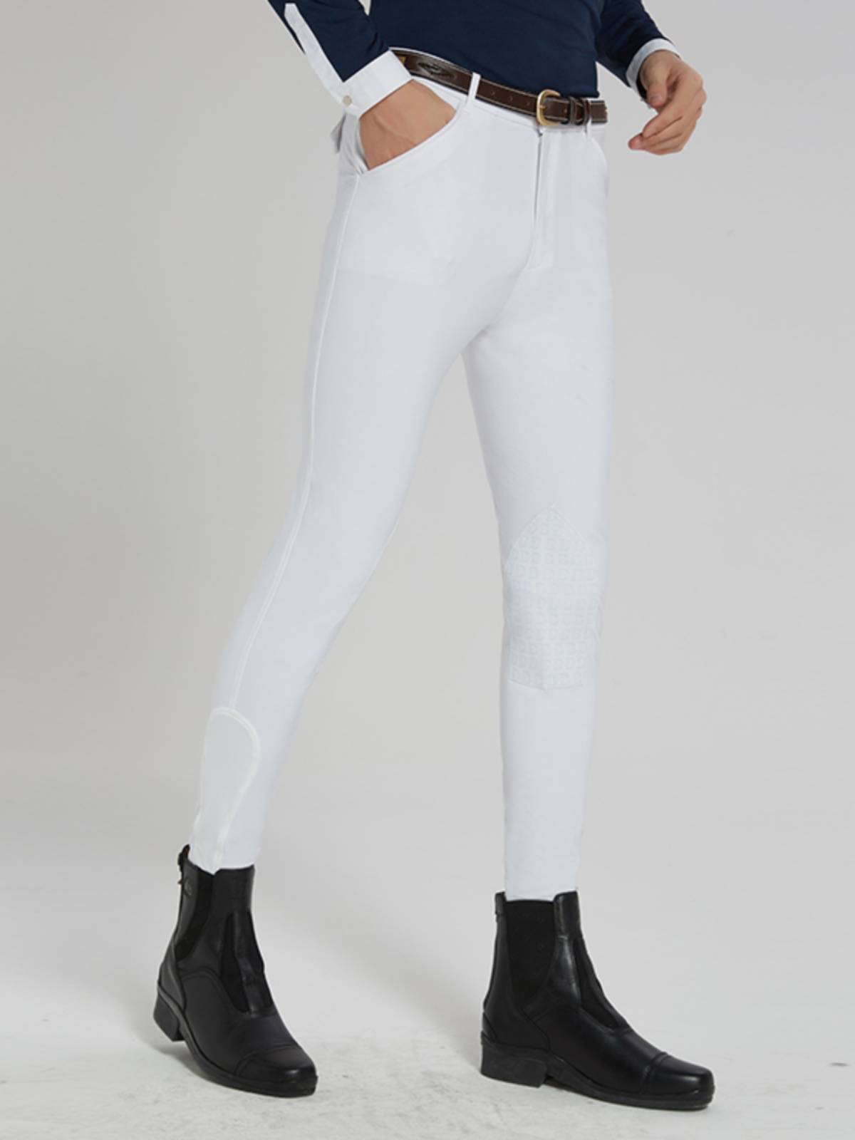 Silicone Equestrian Horse Horse Riding Pants Equestrian Riding Pants Male Women and Women's Blind high bombs, wear -resistant equestrian clothing riding equipment