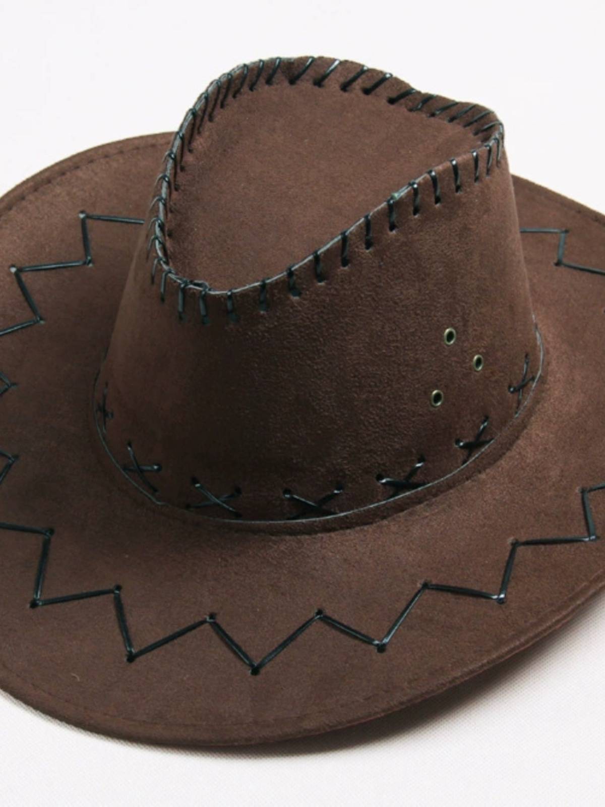 Children's western denim hat outdoor grassland desert tourism wearing sunshaded hats, men and women, children and children, summer knight hats