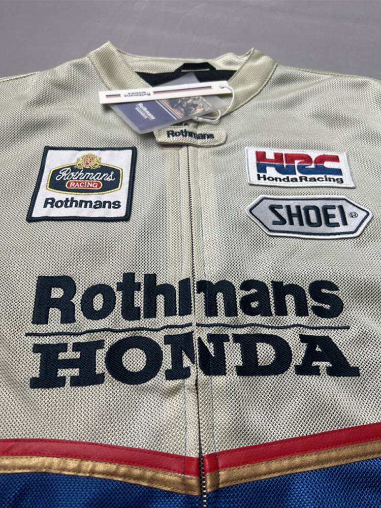 Honda Lefu Men co -branded locomotive clothing summer net eye breathable commute retro cycling jacket coat men and women