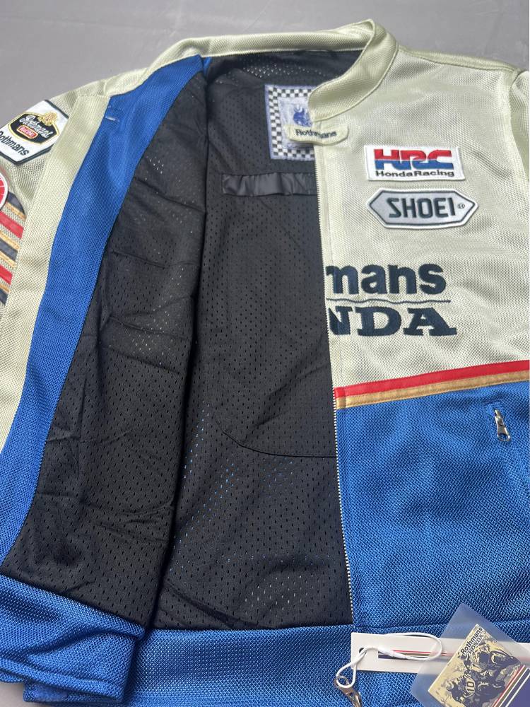 Honda Lefu Men co -branded locomotive clothing summer net eye breathable commute retro cycling jacket coat men and women